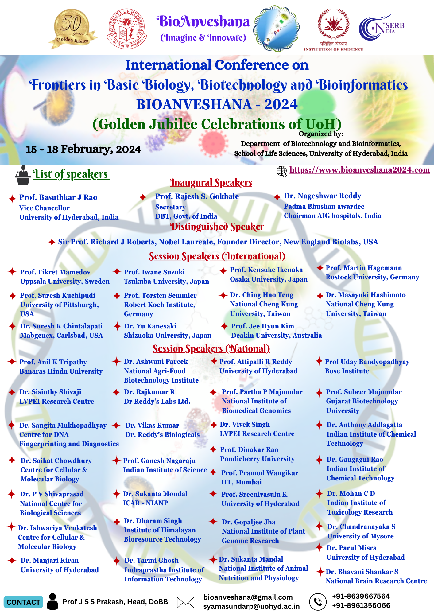 bioanveshana 2024 speaker